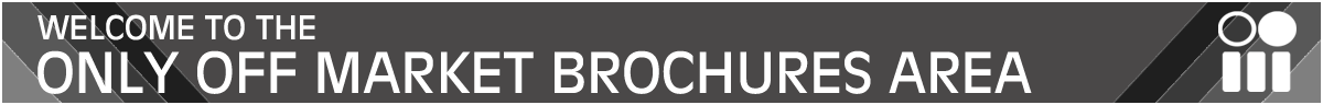 View the only off market brochure only off market brochures